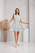 Сукня легка з льону в горох розміри в наявності 38,40,42,44,46,48, фото 8