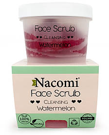 Очищаючий скраб для обличчя та губ Nacomi Cleansing Face & Lip Scrub Watermelon 80 г