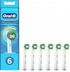 Змінні насадки Precision Clean 6шт ORAL-B BRAUN до електричної зубної щітки Точна чистка EB20RB