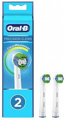 Насадки на зубну щітку Oral B Precision Clean, 2 шт змінні насадки для електричної зубної щітки