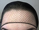 Нейлонова чорна сітка для волосся під перуку для зачіски, стрижки, фарбування,сна чи танців, фото 4