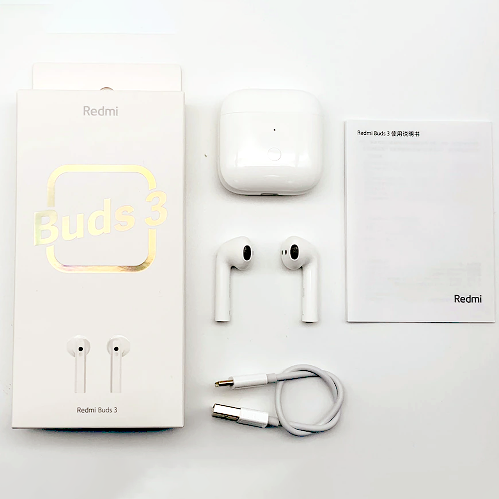 Беспроводные TWS наушники Xiaomi Redmi Buds 3 (BHR5174GL) White (ID ...