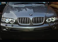 CCFL Ангельские глазки на БМВ E53 (до Рестайл) БЕЛЫЕ. Angel eyes BMW.