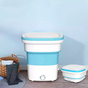 Складана пральна машина Mini Washing Machine Блакитна