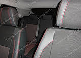 Чохли на сидіння Кіа Про Сид 1 хетчбек (чохли з екошкіри Kia Pro Ceed 1 стиль Premium), фото 3