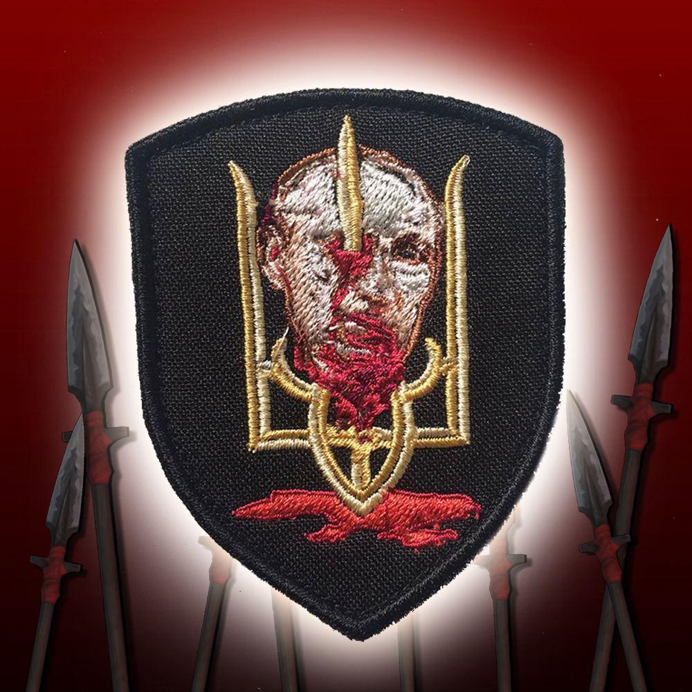 №72 Шеврон "путин з пробитим оком"