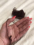 Нейлонова темно-коричнева сітка для волосся гуртом під перука для зачіски, стрижки, фарбування,сна чи танців, фото 2