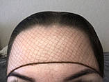 Нейлонова коричнева сітка для волосся гуртом під перуку для зачіски, стрижки, фарбування,сна чи танцівник, фото 2