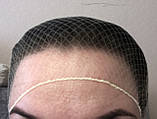 Нейлонова світла сітка для волосся гуртом під перуку для зачіски, стрижки, фарбування,сна чи танців, фото 3