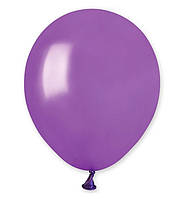 Воздушные шары (13 см) 10 шт, Италия, цвет - фиолетовый (металлик)