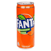 Напиток Fanta апельсин 0.33л ж/б