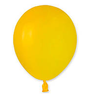 Воздушные шары (13 см) 10 шт, Италия, цвет - желтый (пастель)