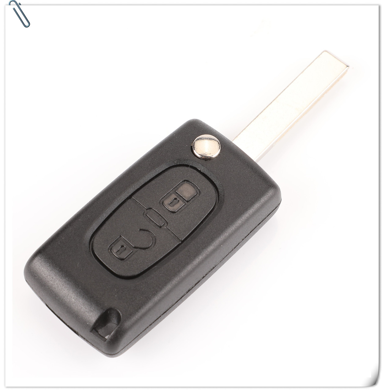 Смарт ключ Peugeot 107 207 307 407 607 Citroen C2 C4 C5 C6 на 2 кнопки ASK