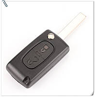 Смарт ключ Peugeot 107 207 307 308 407 607 Citroen C2 C3 C4 C5 C6 на 2 кнопки FSK