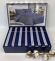 Постельное белье Maison D'or сатин 200х220 Revan Loire Linens Navy