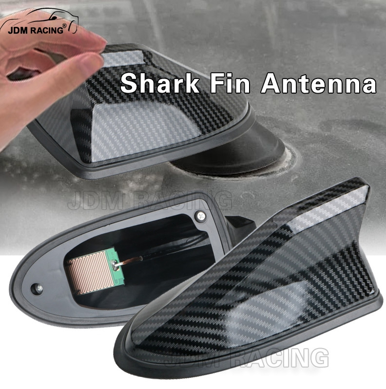 Акулий Плавник HYBRID Под КАРБОН 5D на Крышу Автомобиля FM Антенна для ...