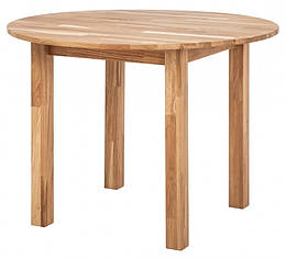 Круглий стіл обідній дерев'яний 020