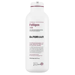 Шампунь для пошкодженого волосся Dr.FORHAIR Folligen Silk Shampo, 500 мл