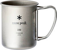 Кружка Snow Peak MG-141 Titanium Single Wall 220ml (1200.05.63)