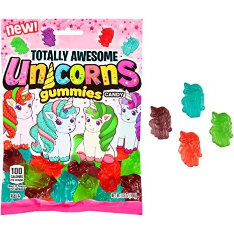 Totally Awesome Unicorn Gummies 113g-желейні цукерки Єдиноріг