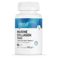 Гиалуроновая кислота морской коллаген колаген OstroVit витамин C, омоложение кожи лица 90шт