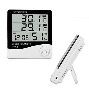 Цифровий годинник LCD 3 у 1 HTC-2 з виносним датчиком температури