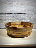Дерев'яна тарілка ручної роботи (горіх), фото 7