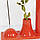 Підставка для пахощів (аромапаличок) керамічна "Композиція" червоний Rezon, фото 3