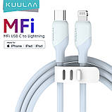 Кабель MFi USB-C to Lightning 1м Швидка зарядка Power Delivery (PD) для iPhone 14/13/12/11/X/iPad, фото 3