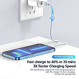 Кабель MFi USB-C to Lightning 1м Швидка зарядка Power Delivery (PD) для iPhone 14/13/12/11/X/iPad, фото 9