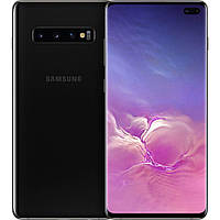 Смартфон Samsung Galaxy S10+ Duos (SM-G975F/DS) 128Gb Prism Black, Dynamic AMOLED, NFC, 2 сім, Гарантія 12 місією.