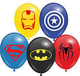 Повітряна кулька  латексна з малюнком Месники Супергерої, фото 2