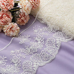 Мереживо "Блюмарин класика" молочного кольору, ширина 14 см