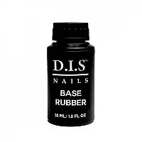 DIS Nails Rubber Base - каучукова база для гель-лаку, прозора, 30 мл