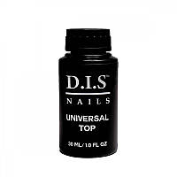 DIS Nails Universal Top No Wipe - топ без липкого слоя, без УФ, 30 мл