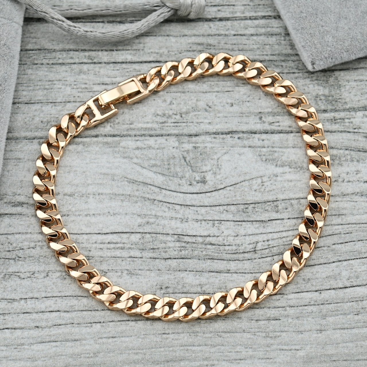 Браслет Золоте сяйво 36923 ширина 5 мм позолота 18К довжина 18, фото 1