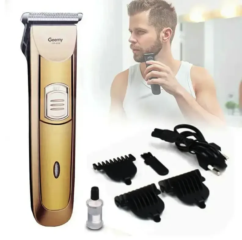Акумуляторний чоловічий тример для бороди вусів Gemei Gm 6028 машинка для стриження
