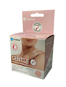 Кінезіо тейп для обличчя K-active Gentle 5м х 5см (Бежевий)