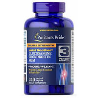 Double Strength Glucosamine Chondroitin MSM Puritan's Pride, 240 капсул