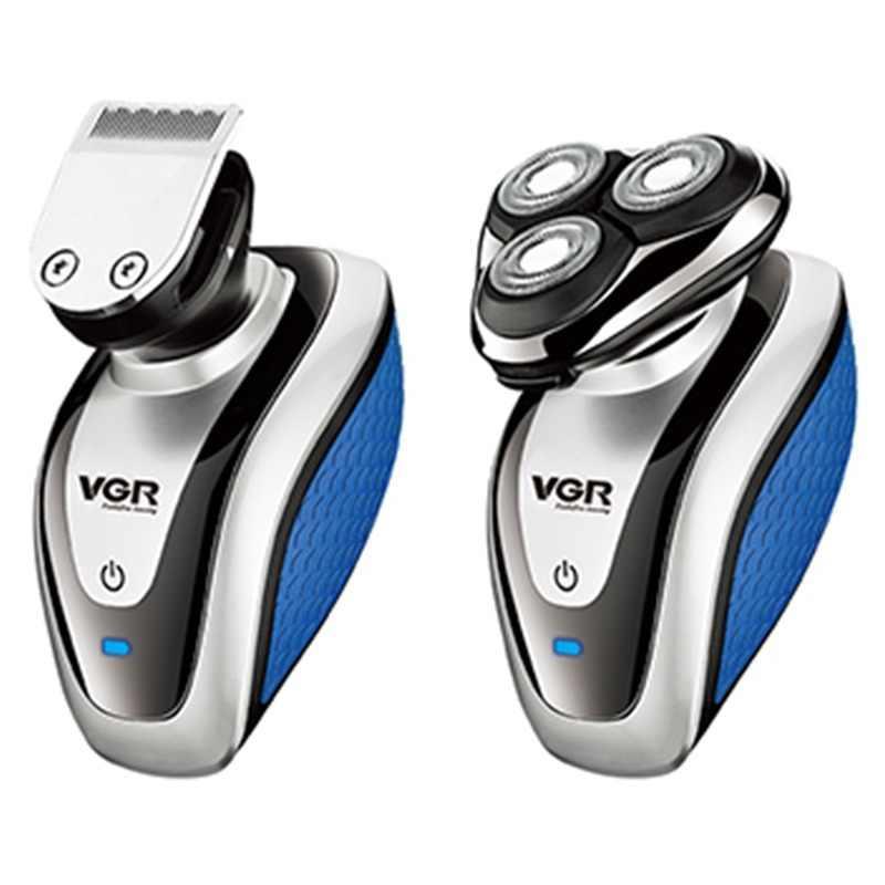 Чоловіча електробритва VGR V-300 USB  ⁇  акумуляторна машинка для гоління та стриження, фото 1