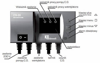 Контролер циркуляційного насоса CS-20 KG Elektronik, фото 2