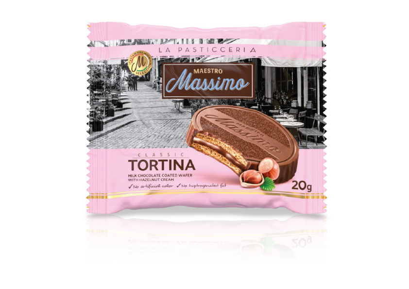 Maestro Massimo Tortina Milk Chocolate 24/20г - фото 1 - id-p1642069028