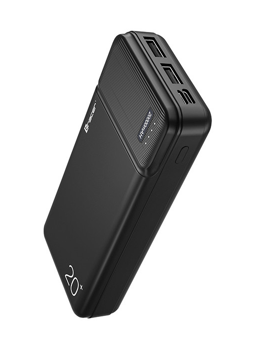 Зовнішній акумулятор Trainer Powerbank 20000 MAH 2A SLIM BLACK (TRABAT46961)