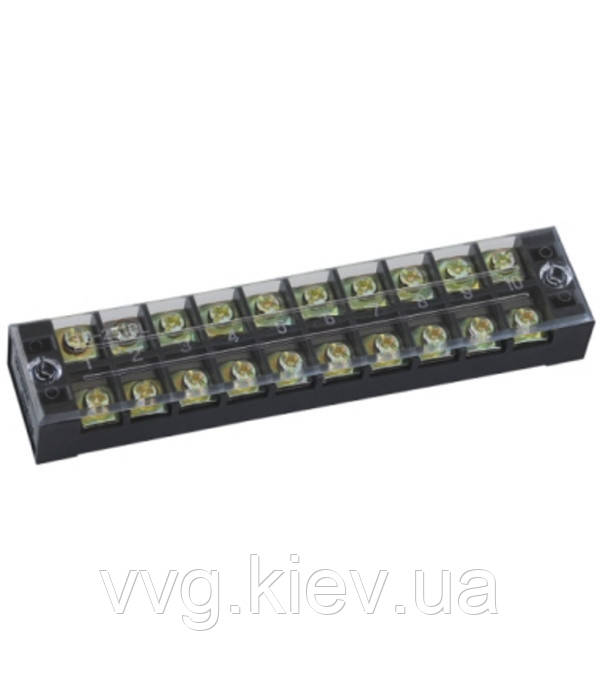 Клемна колодка захищена ENERGIO ТВ 25А 10 полюсів (TB-2510)