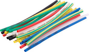 Набір трубок термоусажувальних e.termo.stand.set.2.1, (8 кольорів), 100 мм, 24 шт., E.NEXT (s063001)