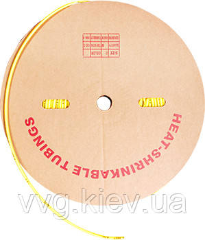 Трубка термоусаджувальна e.termo.stand.roll.3.1,5.yellow, 3/1,5, 200м, жовта, E.NEXT (s059009)