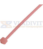 Кабельна стяжка e.ct.stand.300.5.red (100шт), червона, E.NEXT (s015045)