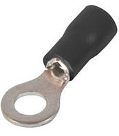 Ізольований наконечник e.terminal.stand.rv1.1,25.4.black 0.5-1.5 кв.мм, чорний (упак.100шт), E.NEXT