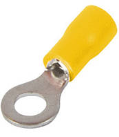 Ізольований наконечник e.terminal.stand.rv1.1,25.6.yellow 0.5-1.5 кв.мм, жовтий (упак.100шт), E.NEXT