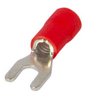 Ізольований наконечник вилковий e.terminal.stand.sv.1,25.5.red 0.5-1.5 кв.мм, червоний, E.NEXT